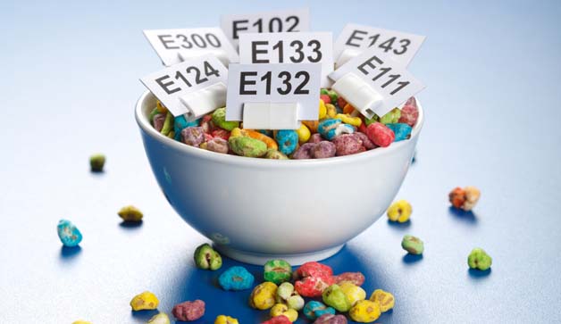 Several common food additives